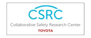 Collaborative Safety Research Center Toyota with logo ontop